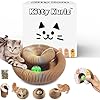 OWOWPET Kitty Kurlz™ Cat Toy, Reversible Infinity Style Magic Organ Cat Toy Made from Recycled Corrugated Cardboard Durable & Long Lasting.