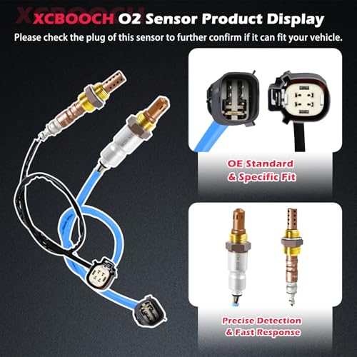 Sensor de Oxígeno Compatible Ford Pack 4 Piezas miniatura 3