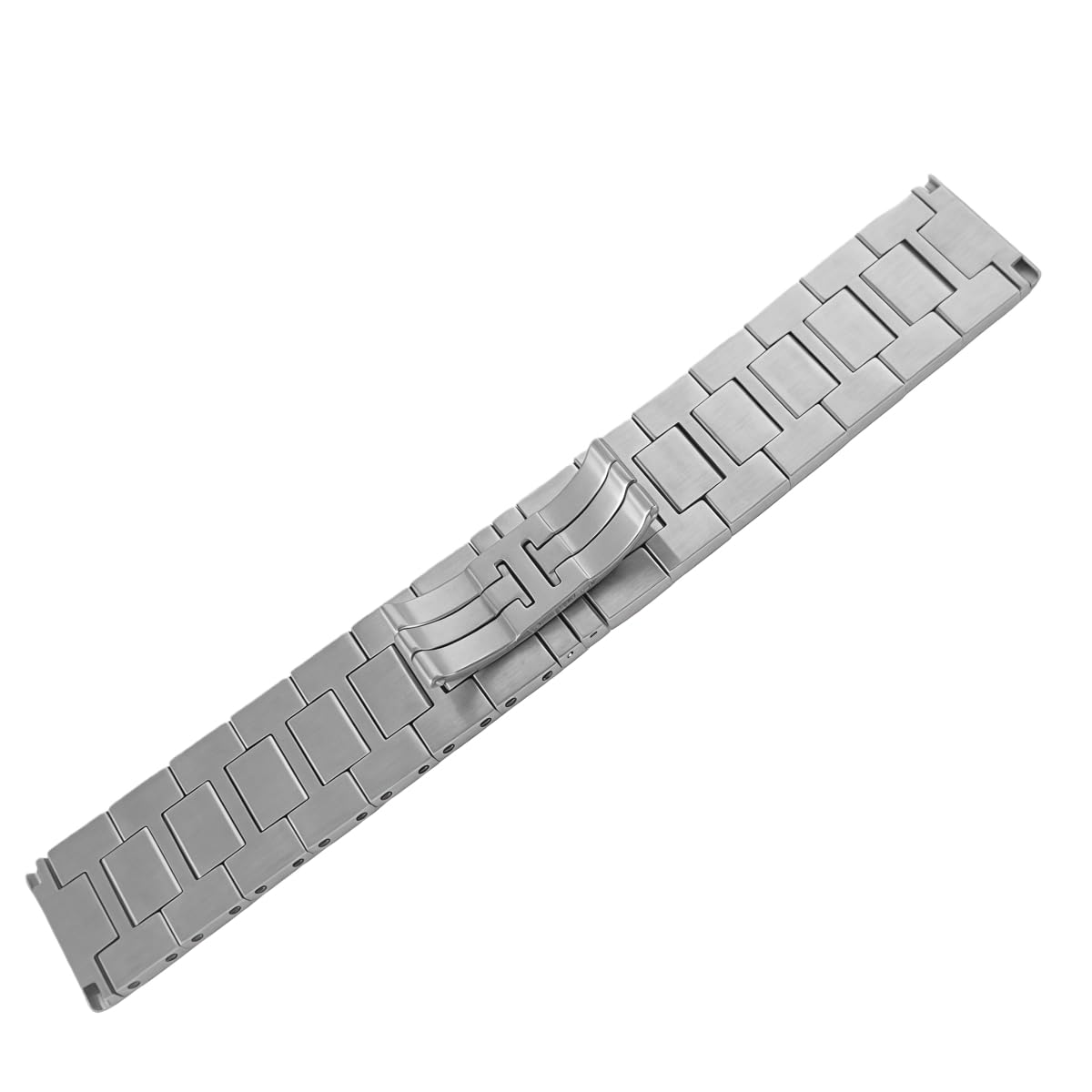 Bracelet Montre Acier Inoxydable Bracelet Métal Maillons Massif Rechange 16mm 17.5mm 23mm pour Cartier Tank