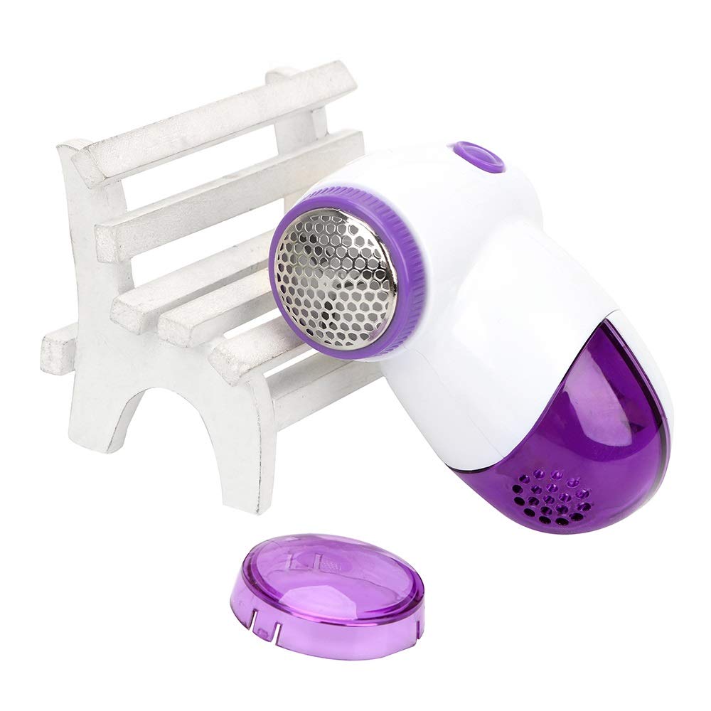 Removedor de Pelusa de Ropa eléctrico, píldoras, Pastillas de Pelusa, afeitadora, máquina de Corte de pellets de Pelusa para alfombras de suéter(Purple)