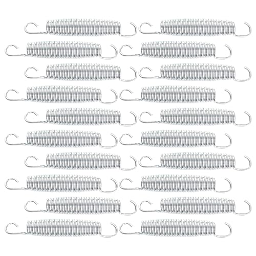 Ressorts de trampoline Healvian outil d'installation facile inclus acier argenté