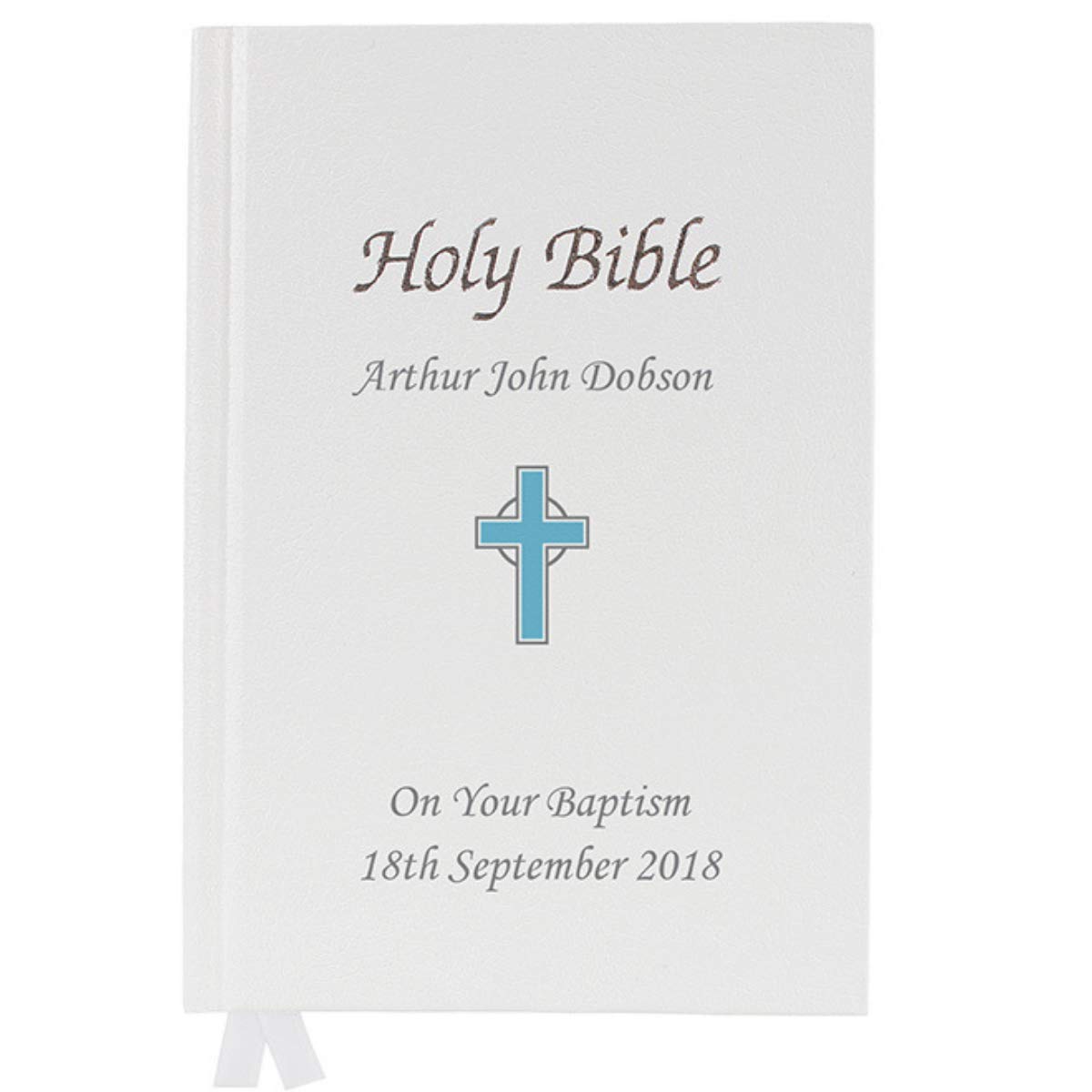 Personalised Holy Bible Gift - Childrens Baptism Communion Confirmation Christening Gifts For Boys