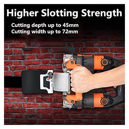 ATAAY Fliesenfliesenmaschine 5200W Elektrischer Mauerschlitzer Nutschlitzmaschine Ziegelmauerschneidemaschine… – Bild 4