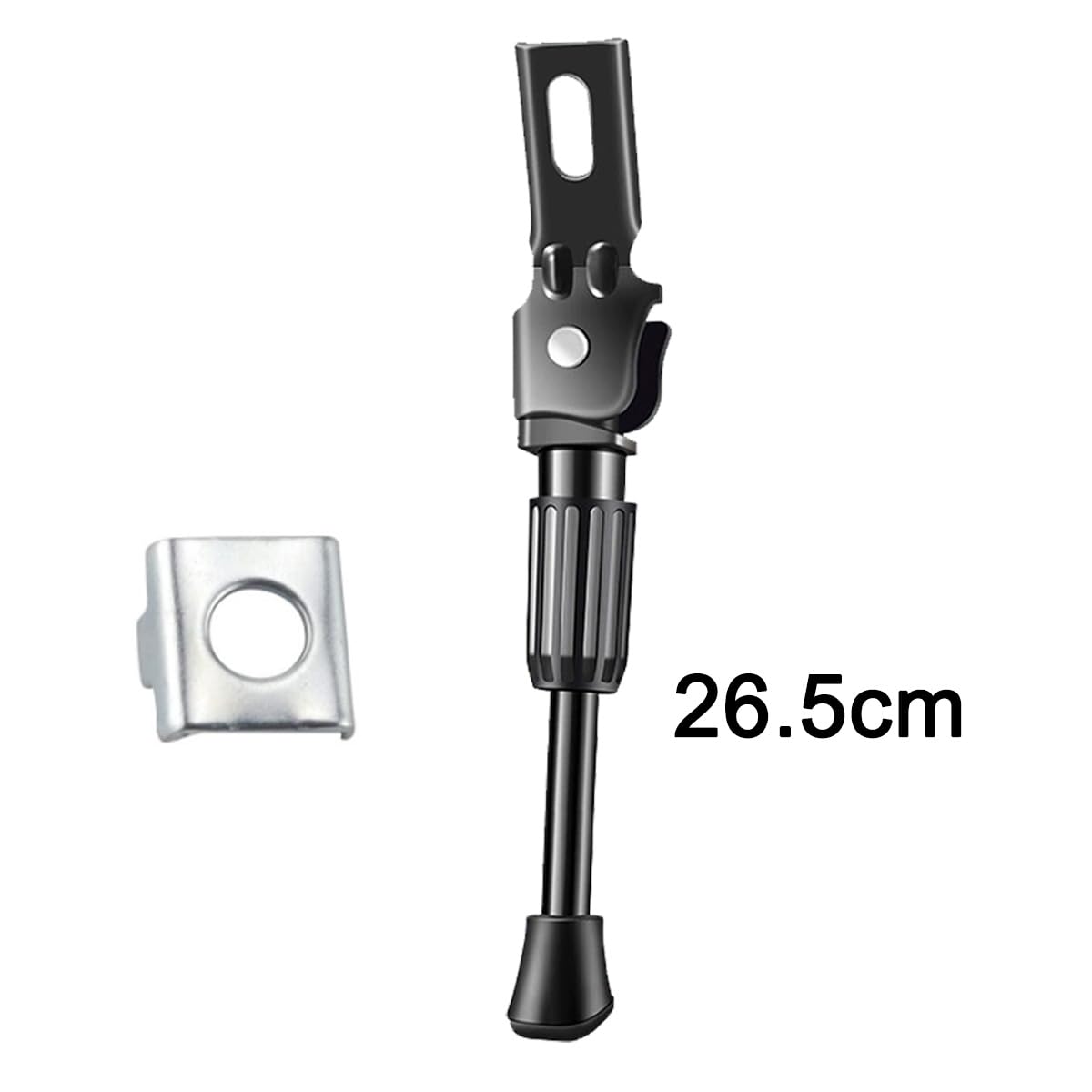 Anicy Pied de béquille de vélo pour enfant 20" - Béquille latérale de vélo pour enfant - Noir