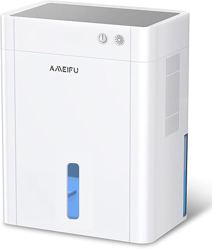 Deshumidificador para baño, tanque de agua de 135 onzas, (1000 pies cuadrados), deshumidificador silencioso para el hogar, sótano, dormitorio,