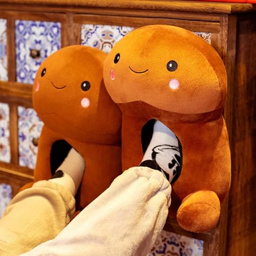 Soft Stuffed House Slippers Cute Winter Warm Slippers Sexy Plush Slippers for Women Girl2