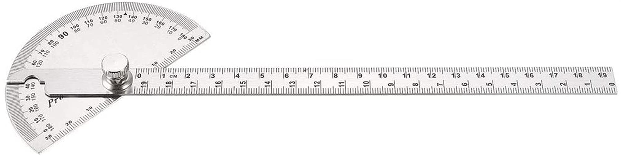 Jauge d'angle de 180 degrés RJJ en acier inoxydable haute précision