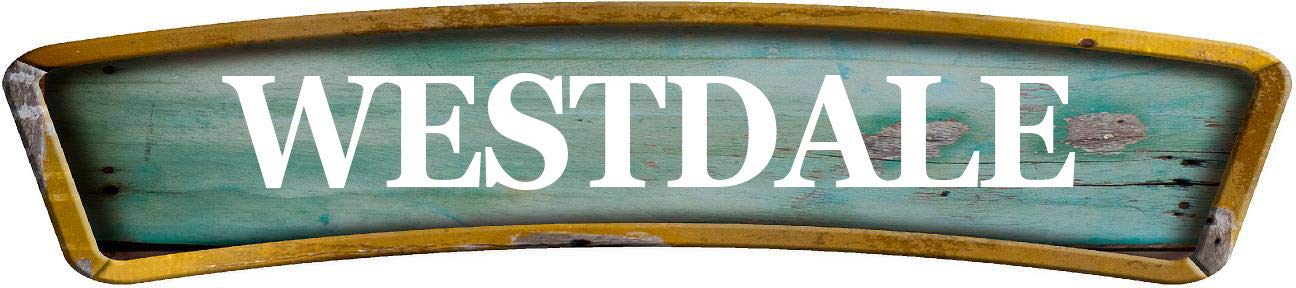 WESTDALE Teal Curved 8" Shaped Weathered Rustic Painted Wood Look Decal Bumper Sticker for use on Any Smooth Surface