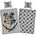 SkyBrands Harry Potter, biancheria da letto, 135 x 200 cm, 80 x 80 cm, federa double-face, 100% cotone, Öko Tex Standard