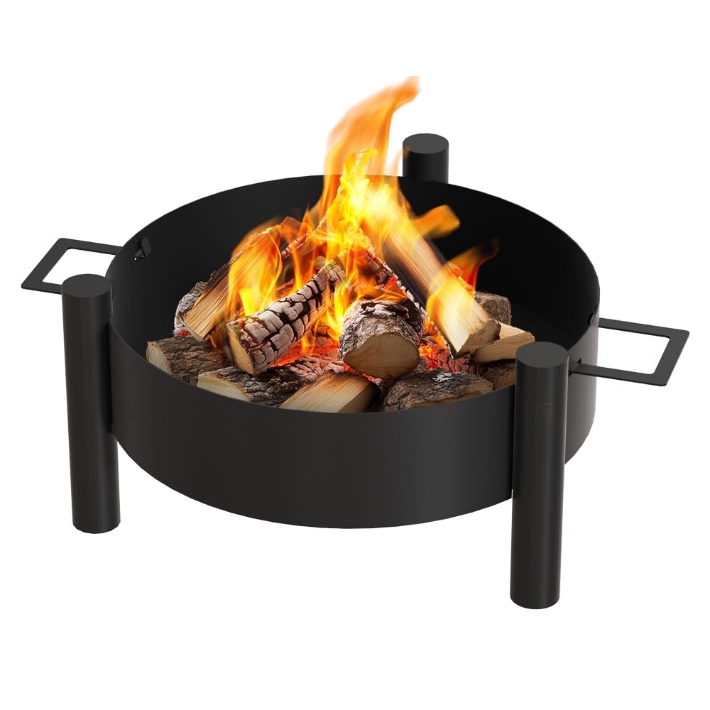 KRATKI Braciere da giardino ROTONDO 33 x 61,6 x 61,6 cm acciaio moderno