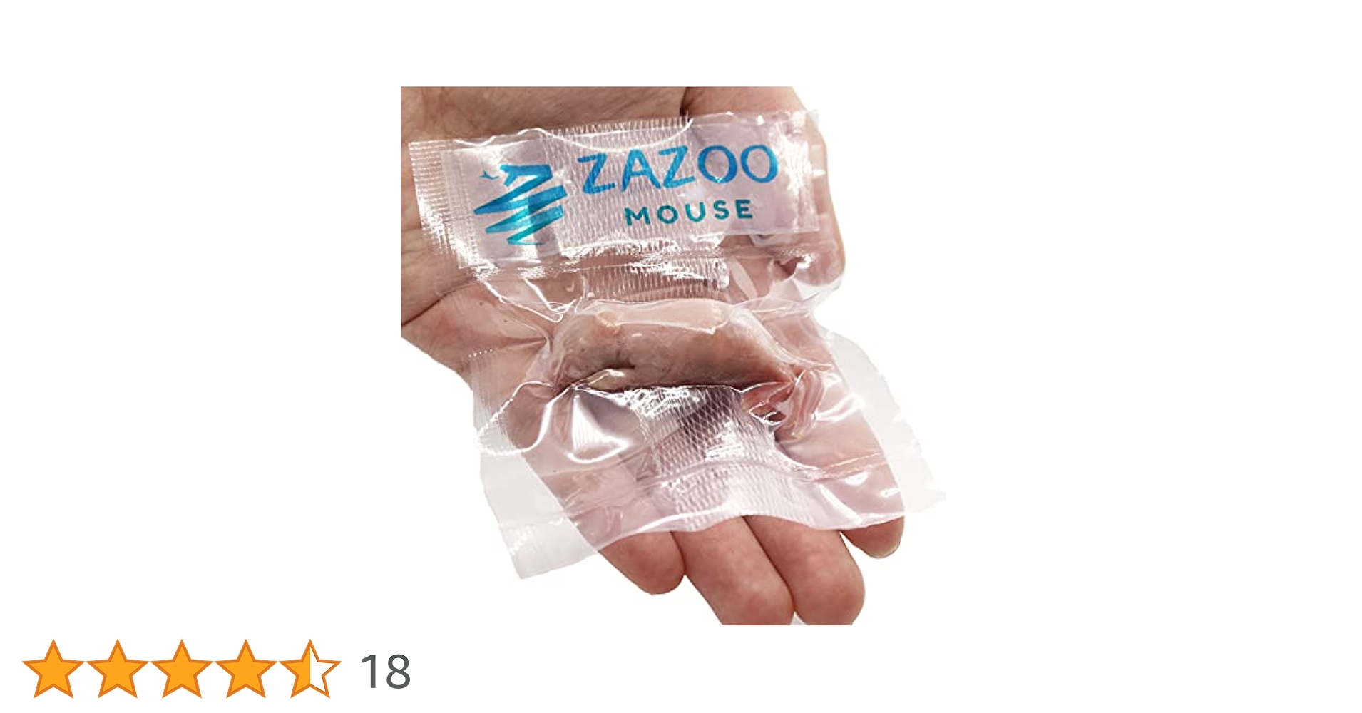 Amazon | ZAZOO 冷凍マウス ピンクマウスL 10匹 4.1〜6g 約4.5cm