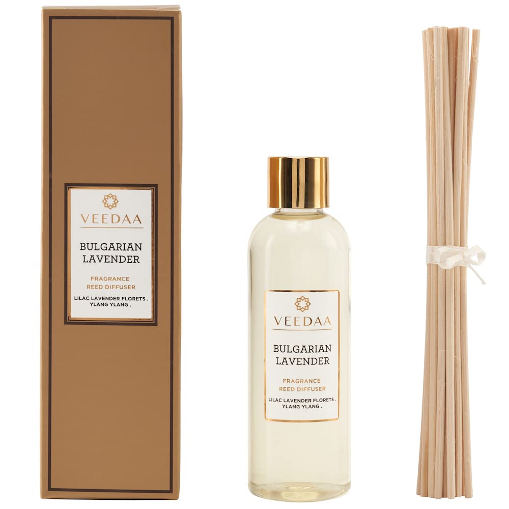 VEEDAA Diffuser Oil Refill & Reeds Set Bulgarian Lavender (Lasts 3 Months)-image-23