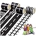 Rrunzfon 4 Rollos De Tren De Carretera Washi Tape Cintas De Tráfico Decorativos Cinta Adhesiva Cintas Adhesivas Cinta Camino De La Carretera para Coches De Juguete