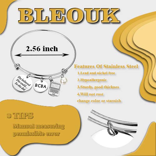 BLEOUK BCBA Therapist Graduation Gift - Board Certified Behavior Analysis Specialist Gift2