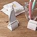 2pcs Rolling Tube Toothpaste Squeezer Toothpaste Seat Holder Stand for Bathroom Accessories（Milky）