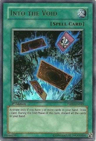 Yu-Gi-Oh! - Into The Void (TSHD-EN049) - The Shining Darkness - 1st Edition - Ultra Rare by Yu-Gi-Oh!