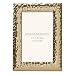 MIMOSA MOMENTS Hammered Metal Picture Frame (Gold, 4x6)