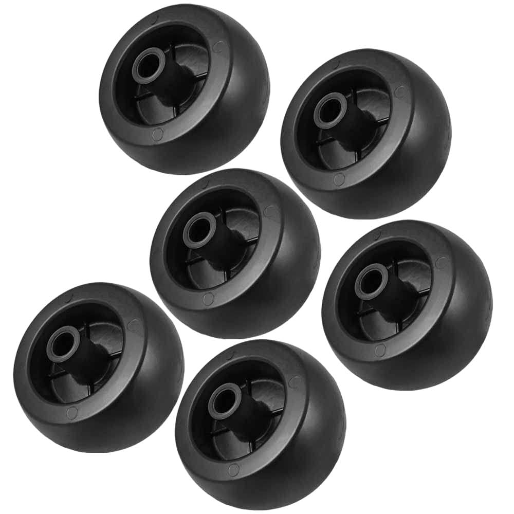 Plastic Deck Wheel 5" 2721512 484230 210-132 Compatible With Bobcat Grasshopper Stens 6 Pack