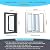 DIY Magnetic Window Insulation Kit Indoor Film for Heat and Cold (56"x35")