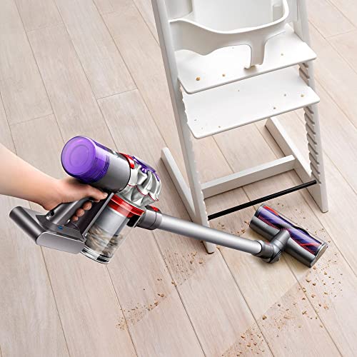 Dyson V15 Advanced Cordless Vacuum Cleaner Silver, Bagless Ergonomic, Telescopic Handle, Height Adjustable, Carpet And Edge Cleaning, Rechargeable Battery, 2-Year Warranty #TOP6