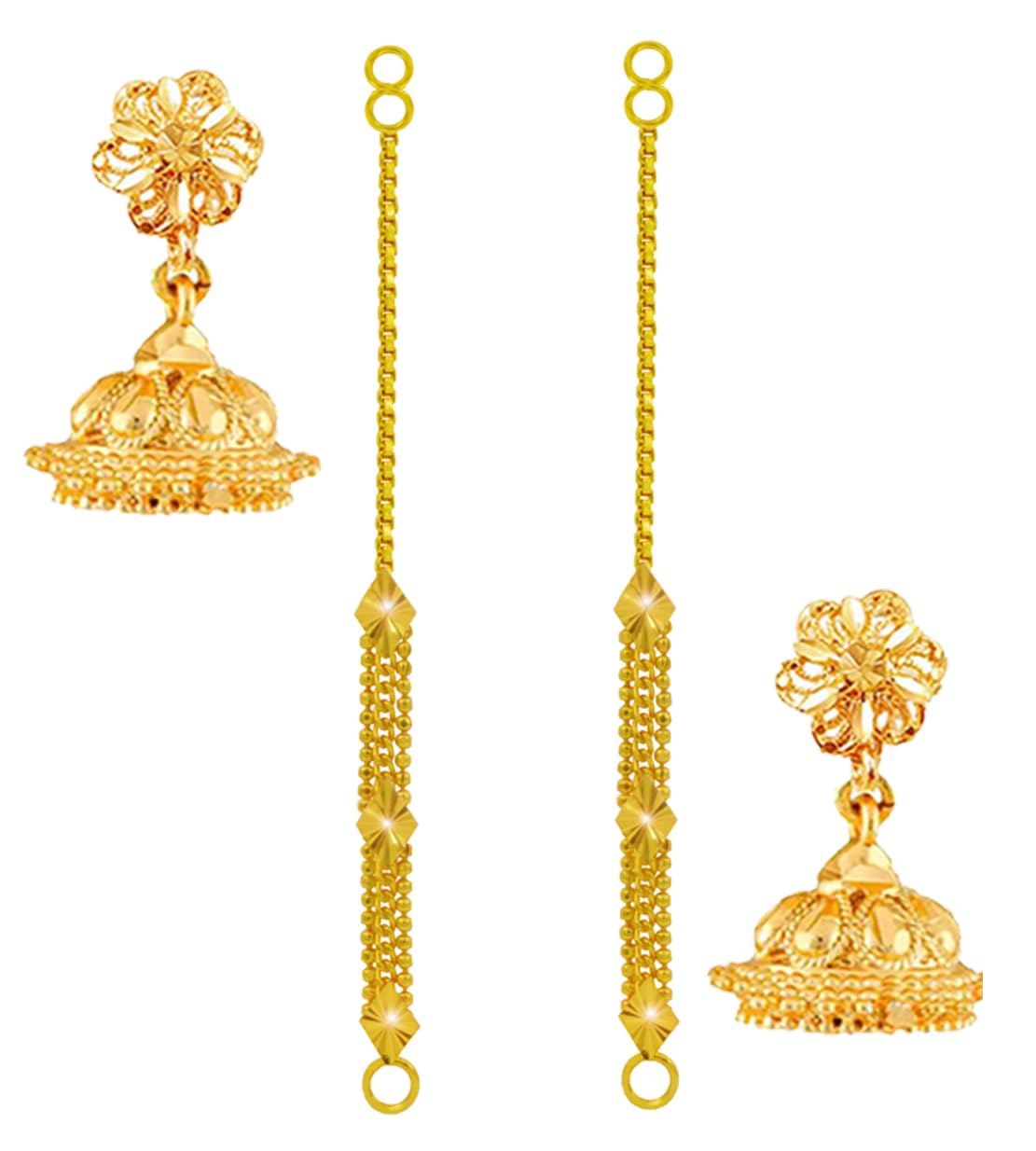See full amazon price history chart for PINAAKA DARINI Traditional Earrings With Ear Thread Kaan Chain Matilu One gram Gold Jhumki Earring Combo-517GdJh PINAAKA DARINI Traditional Earrings With Ear Thread Kaan Chain Matilu One gram Gold Jhumki Earring Combo-517GdJh (B0CCYQ7FXS) Amazon Price History, Amazon Price Tracker