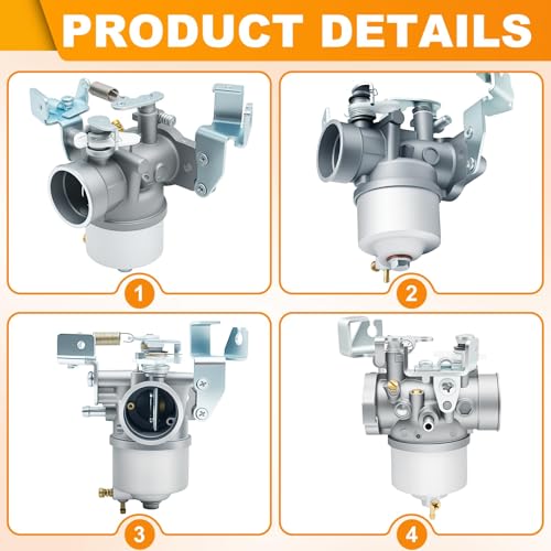 Image of Carburetor for Yamaha Golf Cart G8 G2 G5 G9 G11 4-Cycle Gas Engines | 1985-1995 Carb with Spark Plug Fuel Line and Red Switch J38-14101-00 J38-14101-01 J38-14101-02
