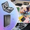 Manicure Pedicure Kit Professional 30pcs Complete Nail Care kit,fingernail and toenail Clippers and Manicure kit for Men with Travel Deluxe Beauty Tools Convenience Set (Black)