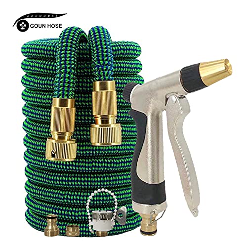 Tuinslang Uitschuifbare tuinslang met verstelbaar watermondstuk flexibele slang spuitschuim voor auto wassen (Color : Hose kit 10, Diameter : 1/2'') - Image 3