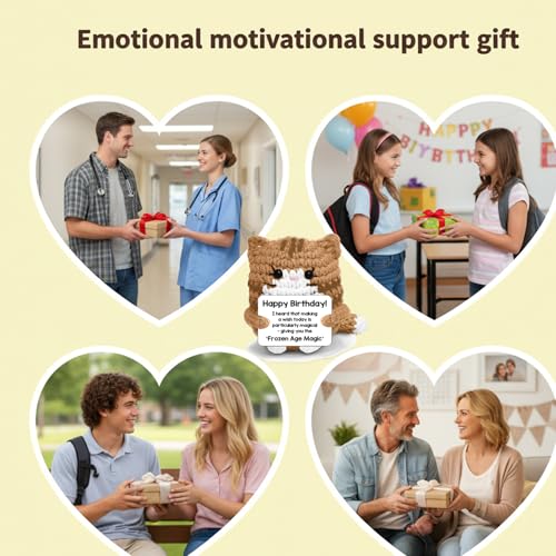 Save on Cute Crochet Cat Plush - Stress Toy & Gift with Code 64EMT7JB