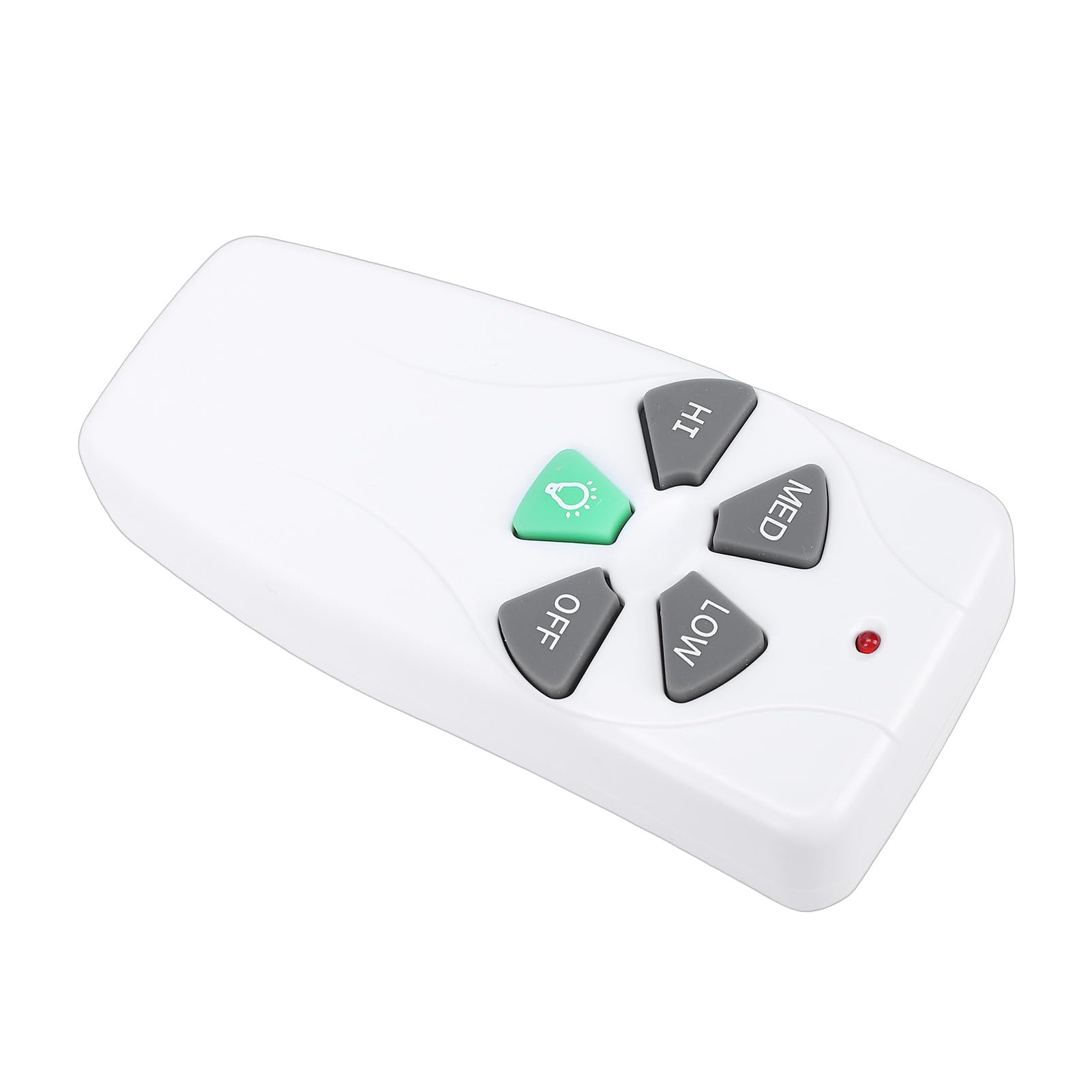 Generic Control Remoto para Ventilador de Techo con Atenuador de Luz, Control de Alta Precisión para Ventiladores, Reemplazo Blanco
