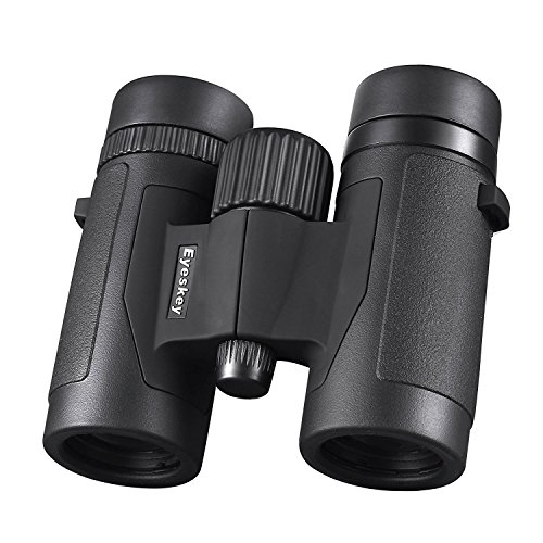 Eyeskey Compact 8X32 Travel Binoculars for Adults - HD Bak-4 Roof Prism Binos