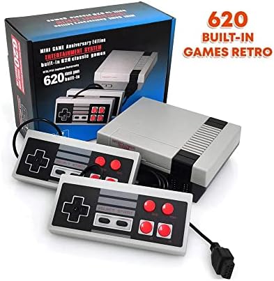 Mini Console Retro 620 Giochi Portatile Arcade Classic Portatile Videogiochi Due Giocatori per TV Videogiochi Console NES a 8 bit, Regalo per bambini Mini Console Retro 620 Giochi Portatile Arcade Classic Portatile Videogiochi Due Giocatori per TV Videogiochi Console NES a 8 bit, Regalo per bambini