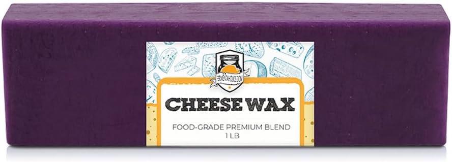 Fermentaholics Food-Grade Premium Cheese Waxes - 1 lb. – Cheesemaking Wax for Hard and Aged Cheeses – Protect and Preserve Your Cheese (1 LB Purple)
