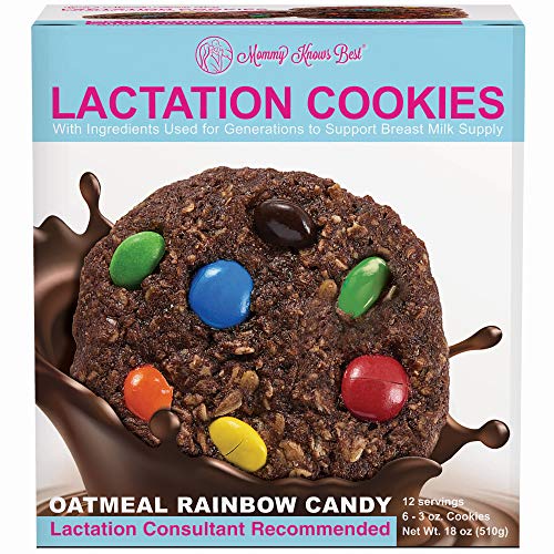 Lactation Cookies - Rainbow Candy - Breastfeeding Supplement to Support Mothers Breast Milk