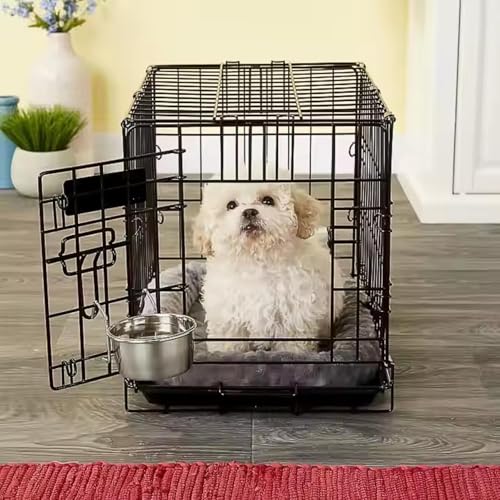 Image of Pets Empire Best Stainless Steel Birds Coop Cup Feeder Bowl (300ML, COOP Cup Hook Holder)