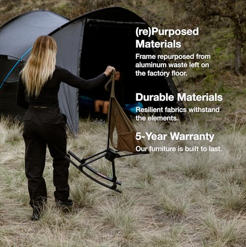 Image of Helinox Sunset Chair (re), Packable Outdoor Furniture, Summer Vacation Holiday Seat, Foldable, Lightweight High-Back Comfort, Sustainable Eco-Friendly Materials Weighing 3.66 lbs(1.6 kg), Forest Green