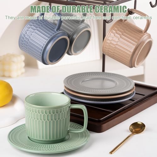 50% Off 4-Piece Ceramic Cappuccino Cup Set - Image 4