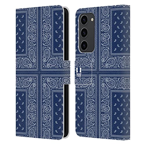 Étui en cuir Samsung Galaxy S23+ 5G finition chic motif cachemire exclusif