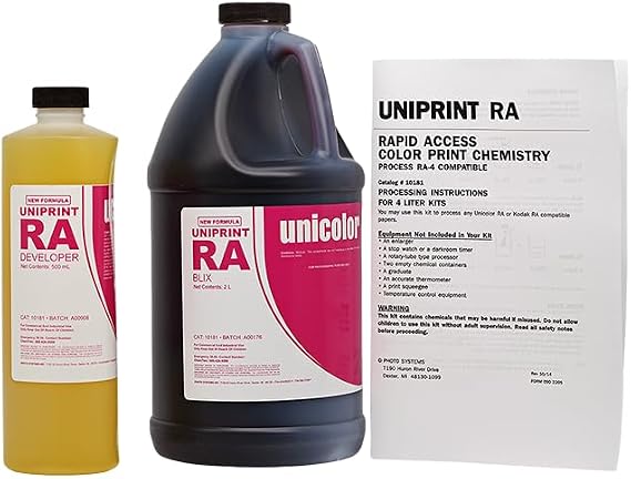 Ultrafine Unicolor RA-4 Uniprint RA Film Developing Kit 4 Liter