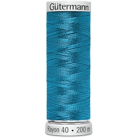Gütermann No 40 Turquoise Embroidery Thread Cover