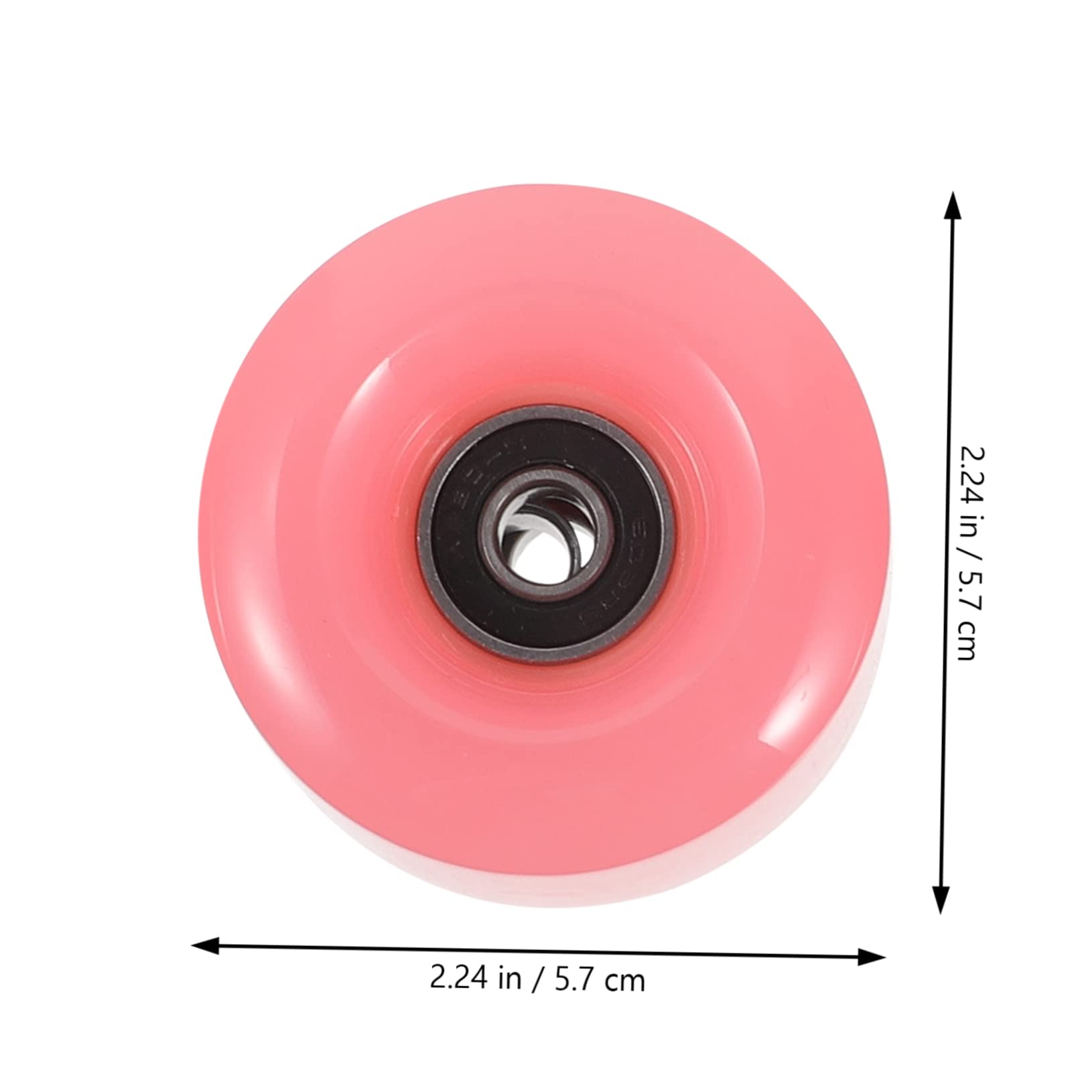 LIOOBO 4pcs Outdoor Roller Skate Wheels Non-skid Wear-resistant Sturdy Skate Wheels for Concrete Asphalt