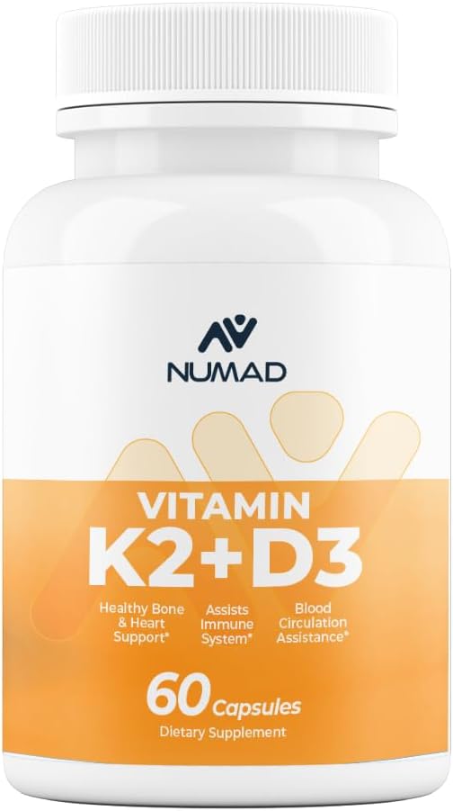 Aazon.co: Valleywave Labs Vitain D3 K2 Capsules - 2-in-1 Vitain K2 K7 100 Cg Vit D3 5000 - Foto 2
