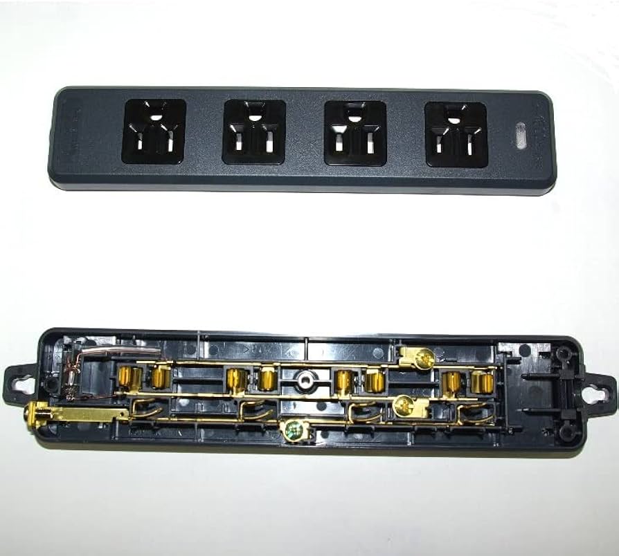 Amazon.co.jp: 明工社の黒タップ MR7704BB 横形OA用接地タップ 4個口 Amazon.co.jp: 明工社の黒タップ MR7704BB 横形OA用接地タップ 4個口