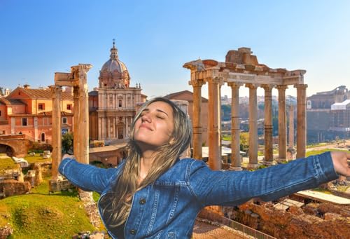 Fondo fotográfico antiguas ruinas romanas 7x5 ft miniatura 3