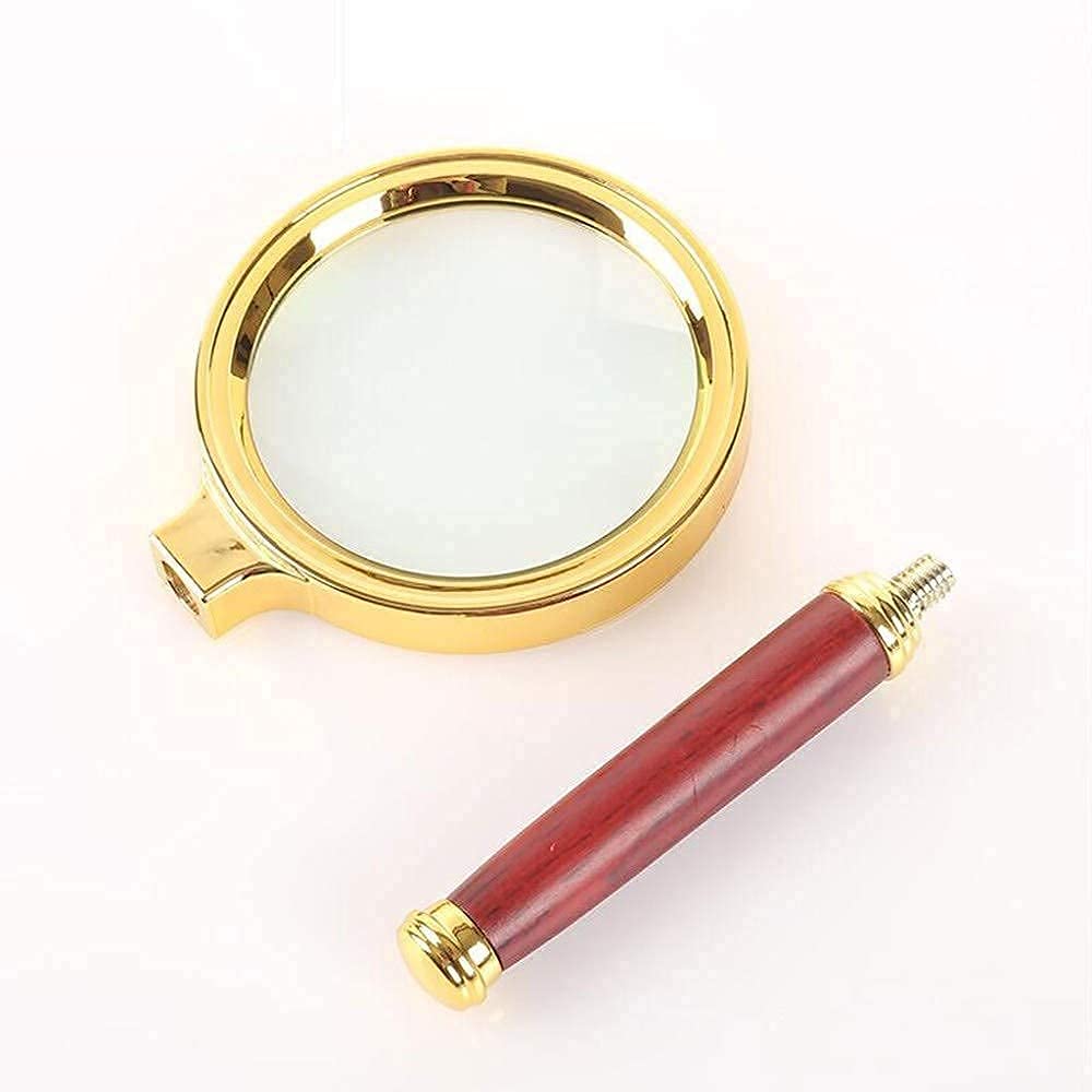 Lupa Lupa De Mano para Leer Joyería Y Trabajos Manuales Lente De Cristal De 80 Mm Lupa De Lectura Grande De 10 Aumentos Tenlo En Cuenta