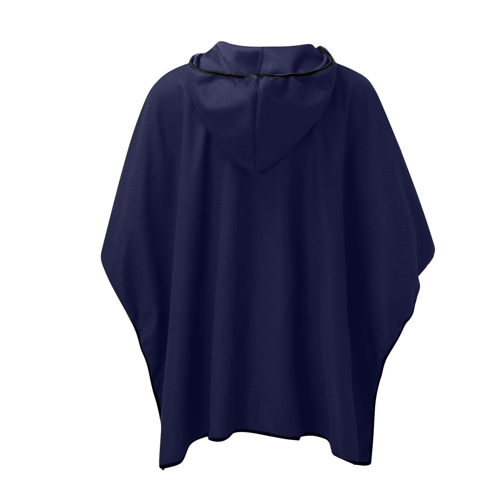 Generisch Poncho con capucha poncho para hombre, abrigo de lana Clint Eastwood, manta con capucha, sudadera con capucha, ropa de casa medieval, capa unisex, ropa de calle, vintage, bufanda gótica