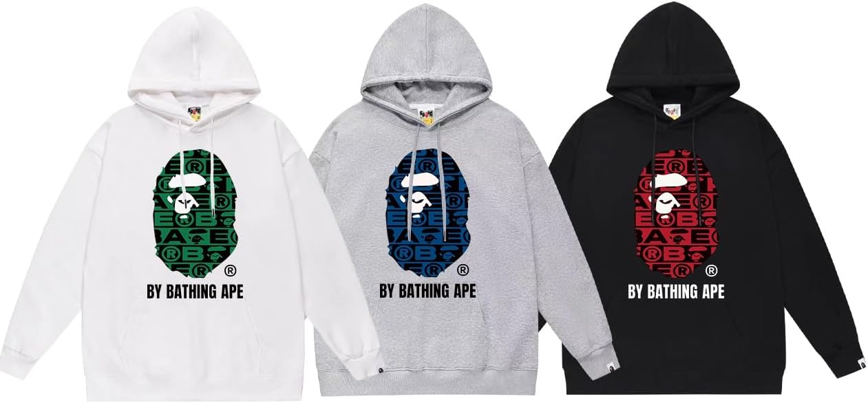 エイプ APE SC720 パーカー メンズ 無地 フード付き 長袖 カジュアル スウェットシャツ 男女兼用 春秋冬