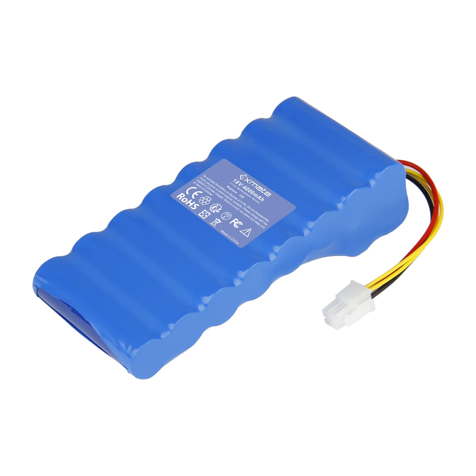 Exmate Batterie de Rechange 5000 mAh 18 V pour Robot Tondeuse à Gazon Automower 320, 330X, 420, 430, 430X, 440, 450X, 520, 550 Li-ION