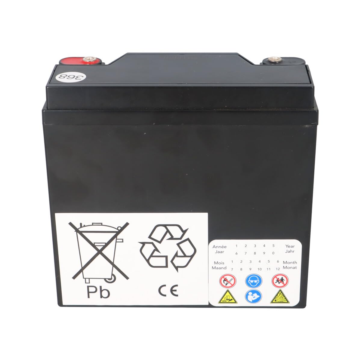 Akkusatz 5X 12V 25Ah Kompatibel zu 6 DZM 20 60V 20Ah VRLA EVX12-25 T12 M5 | Langlebig - Wartungsfrei - Zuverlässig - Ersatzakku - Akku - Batterie
