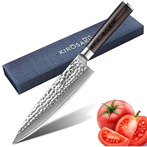 Cuchillo de Cocina Damasco Premium Kirosaku 20cm Cover